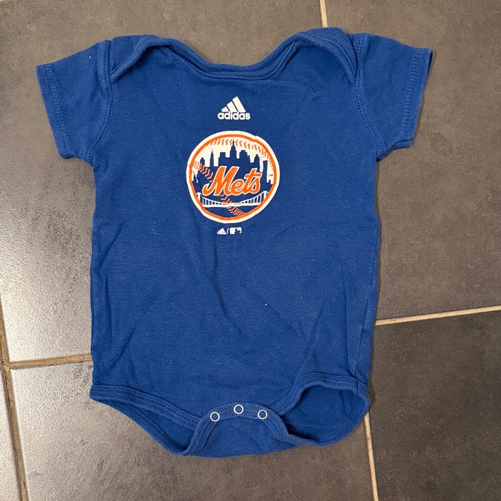 Adidas Blue Mets Infant Bodysuit